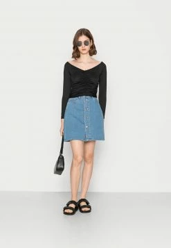 Even&Odd Damen Langarmshirt - Black -Even&Odd Verkäufe a755612f3ea446679d86562654464b33