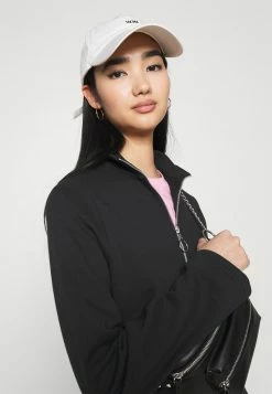 Even&Odd SWEAT HIGH NECK MINI DRESS WITH HALF ZIP THROUGH - Freizeitkleid - Black | Damen -Even&Odd Verkäufe aa5e0a62bfbb4131ad093ece223a8b91