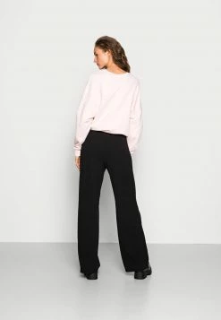 Even&Odd Damen Basic Wide Leg Trousers - Stoffhose - Black -Even&Odd Verkäufe aa7abd64409f4b8d8ffa49eae6075b5d