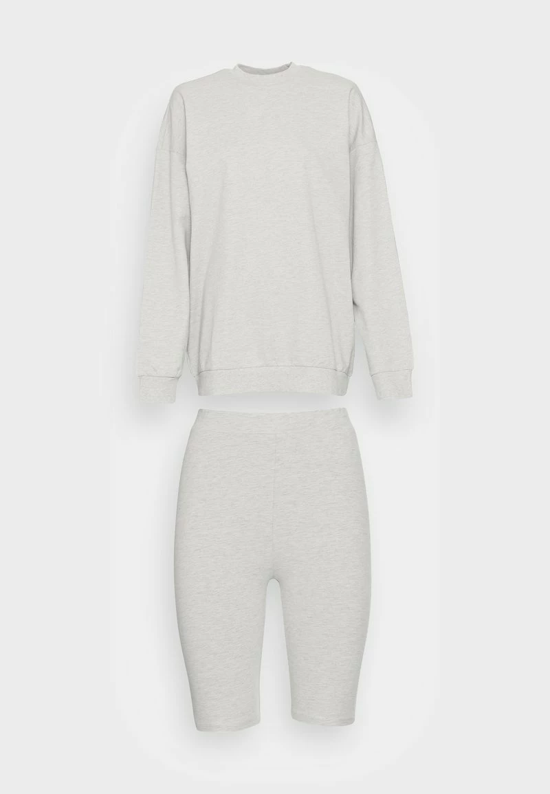 Even&Odd Damen SET - Sweatshirt - Mottled Light Grey 6 Even&Odd Damen SET - Sweatshirt - Mottled Light Grey – Bild 4