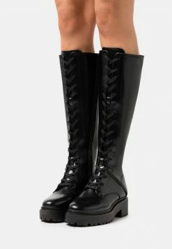 Even&Odd Damen Schnürstiefel - Black