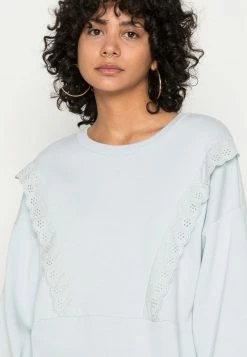 Even&Odd Damen Sweatshirt - Light Blue -Even&Odd Verkäufe ad243bd1226f413d9a507f0bd45680a2