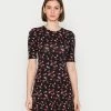 Even&Odd Damen Jerseykleid - Black/multi Coloured -Even&Odd Verkäufe ae019702f2a7495a98d708774c19ff99