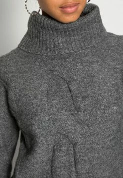 Even&Odd Strickkleid - Mottled Dark Grey | Damen -Even&Odd Verkäufe ae12d10c9f3a4d5598861ff21613d15c