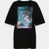 Even&Odd Damen T-Shirt Print - Black -Even&Odd Verkäufe aef68aabea9542f7988d0e8c93648859