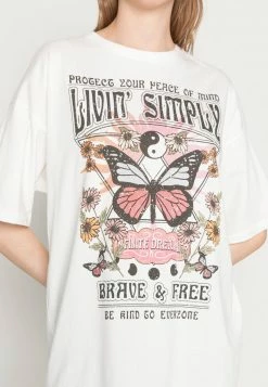 Even&Odd Damen T-Shirt Print - White 11 Even&Odd Damen T-Shirt Print - White -Even&Odd Verkäufe b023d10b35c74724b9ceb7a64f4ed360