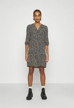 Even&Odd Damen Blusenkleid - Black/white