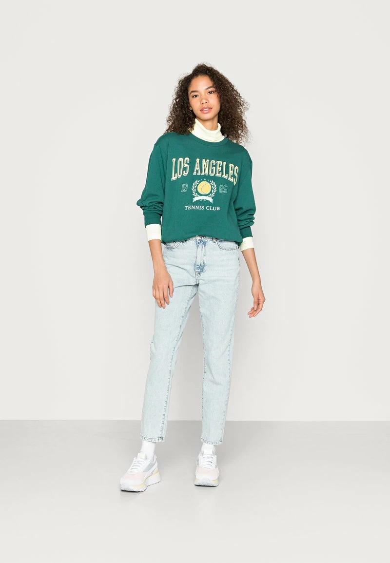 Even&Odd Damen Sweatshirt - Dark Green 4 Even&Odd Damen Sweatshirt - Dark Green – Bild 2