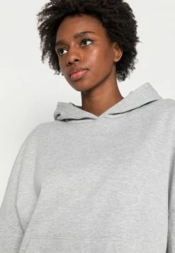 Even&Odd Damen HOODIE LONG WITHOUT DRAWCORD AND POCKET - Kapuzenpullover - Mottled Light Grey -Even&Odd Verkäufe b22898ef2f6f412ba0ef308fa9bc2b6e
