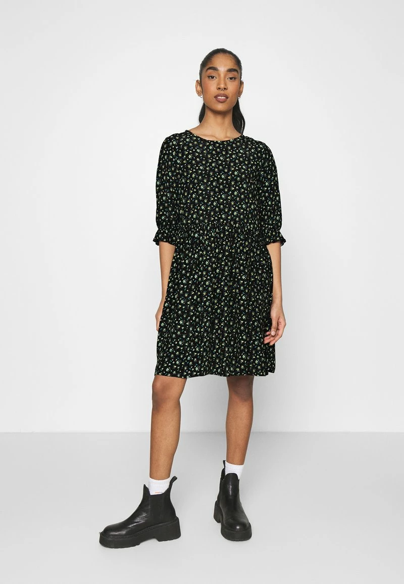 Even&Odd Freizeitkleid - Black/yellow | Damen 3 Even&Odd Freizeitkleid - Black/yellow | Damen