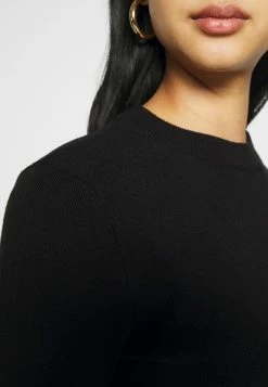 Even&Odd Damen Strickkleid - Black -Even&Odd Verkäufe b340f5a8f74a45d18fa4a8e2b475051a