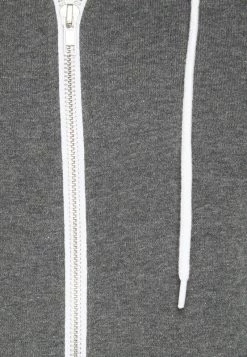 Even&Odd Damen ZIP JACKET - Sweatjacke - Mottled Dark Grey -Even&Odd Verkäufe b39e889293f94932a0d0b0eba070635f