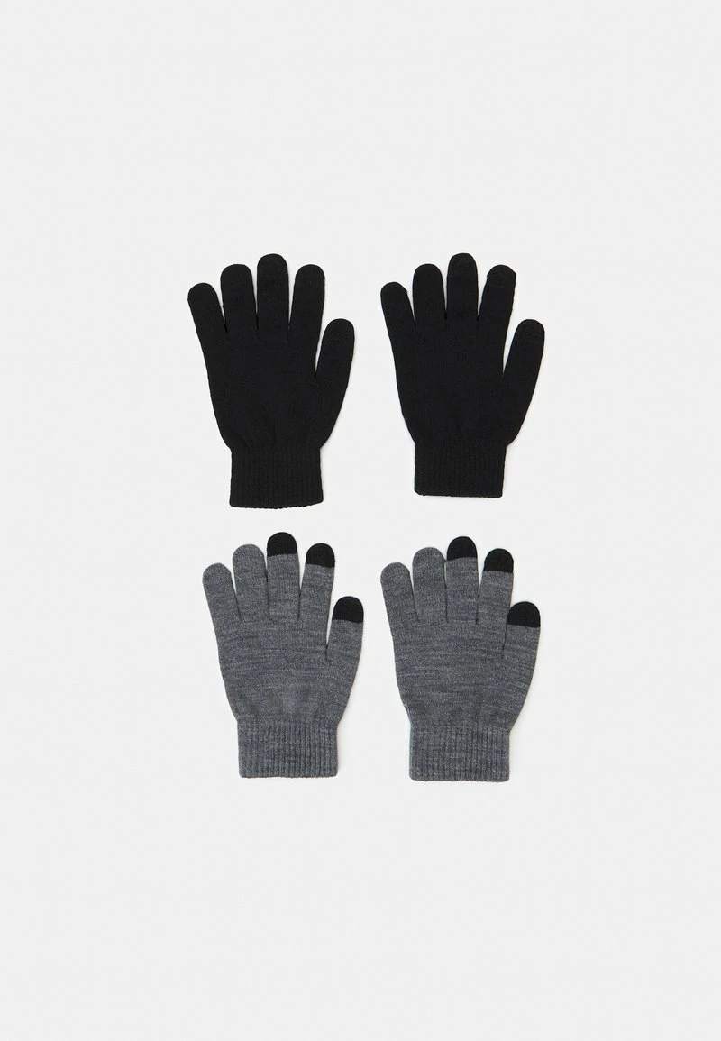 Even&Odd Damen Fingerhandschuh - Black/grey 3 Even&Odd Damen Fingerhandschuh - Black/grey