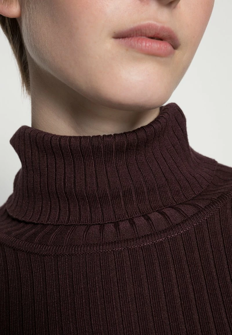 Even&Odd Damen BASIC TURTLE NECK - Strickpullover - Brown 7 Even&Odd Damen BASIC TURTLE NECK - Strickpullover - Brown – Bild 5