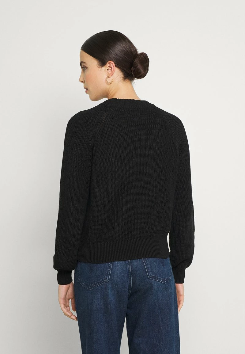 Even&Odd Damen VOLUME SLEEVE JUMPER - Strickpullover - Black 5 Even&Odd Damen VOLUME SLEEVE JUMPER - Strickpullover - Black – Bild 3