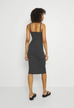 Even&Odd Damen Jerseykleid - Mottled Dark Grey -Even&Odd Verkäufe b797cb53eccc45bc84a78534693abb34