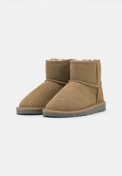 Even&Odd Damen LEATHER WINTER BOOTIES - Stiefelette - Khaki -Even&Odd Verkäufe b825a2d242f84d6e8abc1af3b4342ede