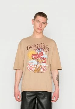 Even&Odd Unisex T-Shirt Print - Brown