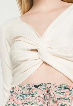 Even&Odd Damen WRAP FRONT JUMPER - Strickpullover - White -Even&Odd Verkäufe bbe5dadac901455ea68cd464acef5dac