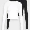 Even&Odd Damen 2 PACK - Strickpullover - Black/white