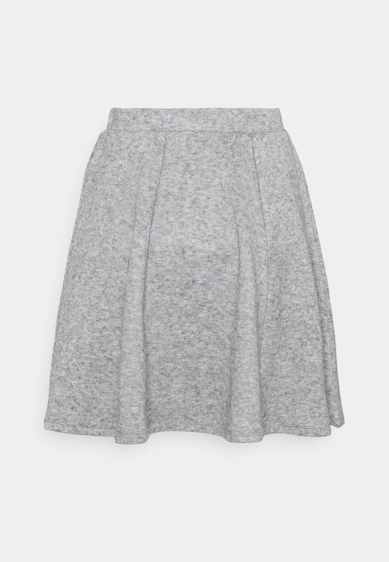 Even&Odd Damen Flared Mini Knitted Skirt - Minirock - Mottled Grey 8 Even&Odd Damen Flared Mini Knitted Skirt - Minirock - Mottled Grey – Bild 6