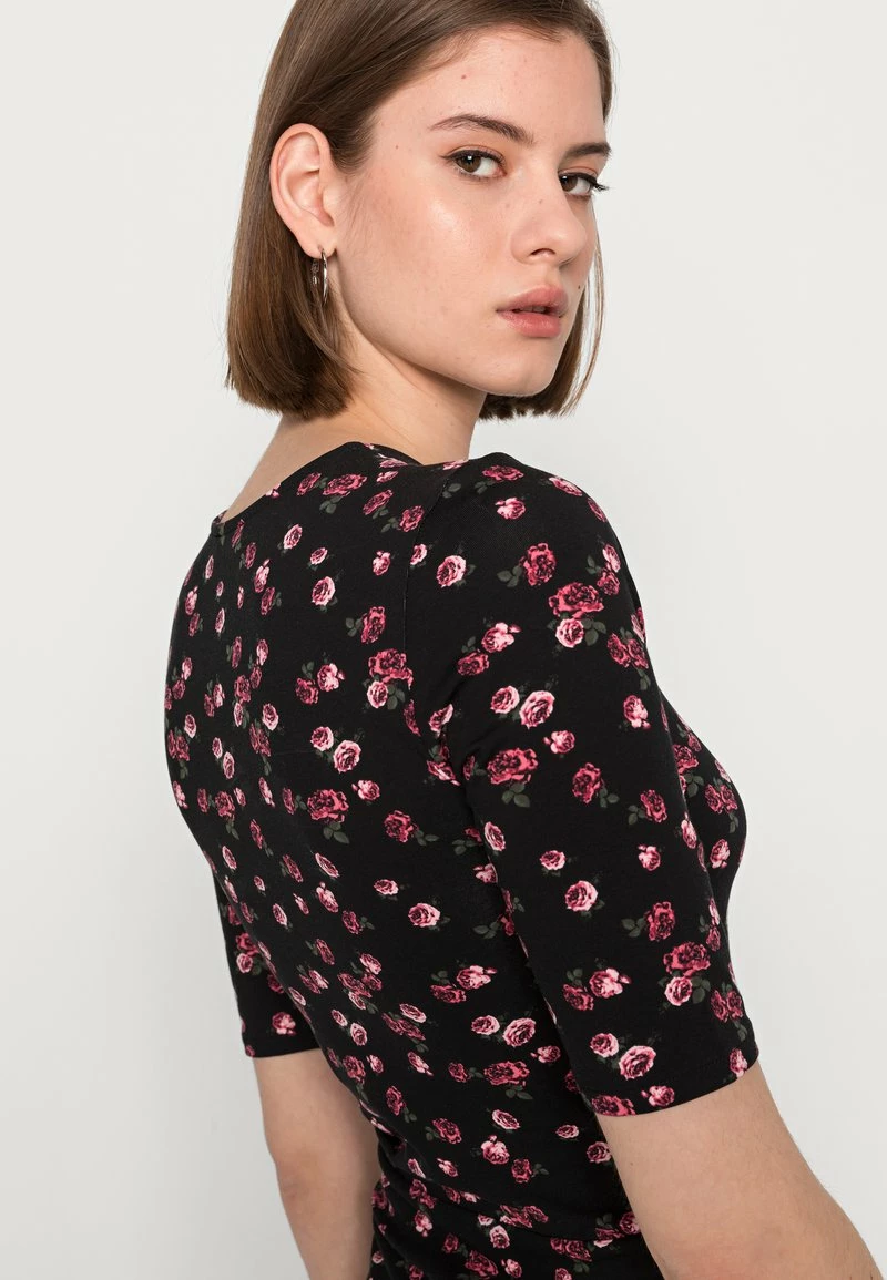 Even&Odd Damen Jerseykleid - Black/multi Coloured 7 Even&Odd Damen Jerseykleid - Black/multi Coloured – Bild 5