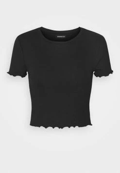 Even&Odd Damen T-Shirt Basic - Black -Even&Odd Verkäufe be99b2c3ab9b414f8633e9d2731a8d4e