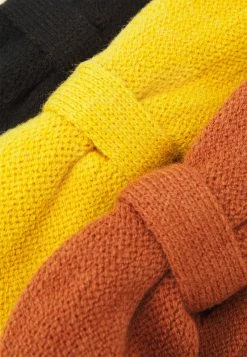 Even&Odd Damen 3 PACK - Mütze - Black/yellow/orange -Even&Odd Verkäufe c28c80cd50ea47698d93a161258643d2