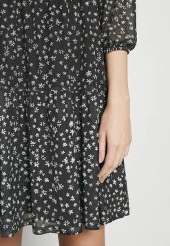 Even&Odd Damen Freizeitkleid - Black/white/yellow -Even&Odd Verkäufe c43be013e0574acfade01a0237f9c295