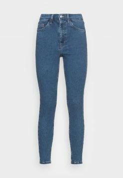 Even&Odd Damen Jeans Skinny Fit - Blue Denim -Even&Odd Verkäufe c77e2ff17b0c4dcf92e1d731b245ef07