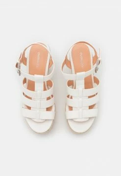 Even&Odd Damen Plateausandalette - White -Even&Odd Verkäufe c87d0c41564b493a9bacf27c8fac34e6