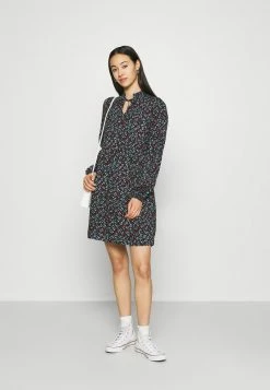 Even&Odd Damen Freizeitkleid - Black/blue -Even&Odd Verkäufe c8e94f88c6bc42029cd5dd54344dd92f