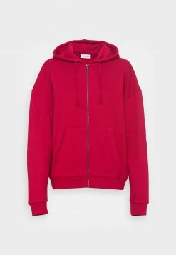 Even&Odd Damen OVERSIZED HOODED ZIP JACKET - Sweatjacke - Red -Even&Odd Verkäufe c90e1f1f873045d1bea80b8fb1d46536