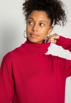 Even&Odd Damen Strickkleid - Red -Even&Odd Verkäufe c9d970261ff142ecac84ca2705385a26