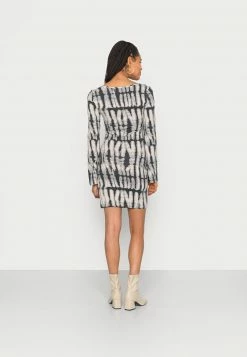 Even&Odd Damen FLARED SLEEVES DRESS 2 Pack - Freizeitkleid - Black/light Grey -Even&Odd Verkäufe ca1189e834304902b850639e93ea5d96