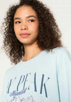 Even&Odd Damen PRINTED OVERSIZED - Sweatshirt - Light Blue 11 Even&Odd Damen PRINTED OVERSIZED - Sweatshirt - Light Blue -Even&Odd Verkäufe ca485c1425b448e1ab7bea1af43e2c26