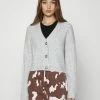 Even&Odd Damen Strickjacke - Mottled Light Grey -Even&Odd Verkäufe cb38687a5a134f5ab738ccca9bfdc252