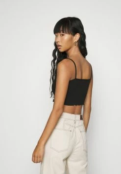 Even&Odd Damen 2 PACK - Top - Black/light Grey -Even&Odd Verkäufe cb98fa9a3fc74936aa697f796779925e