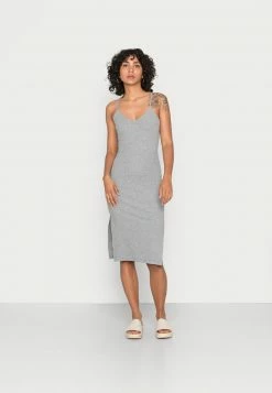 Even&Odd Jerseykleid - Mottled Grey | Damen