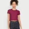 Even&Odd Damen T-Shirt Basic - Purple 1 Even&Odd Damen T-Shirt Basic - Purple -Even&Odd Verkäufe cd1ff1f2d85048888a686e9a4728f3e3