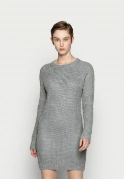 Even&Odd Damen Strickkleid - Mottled Grey