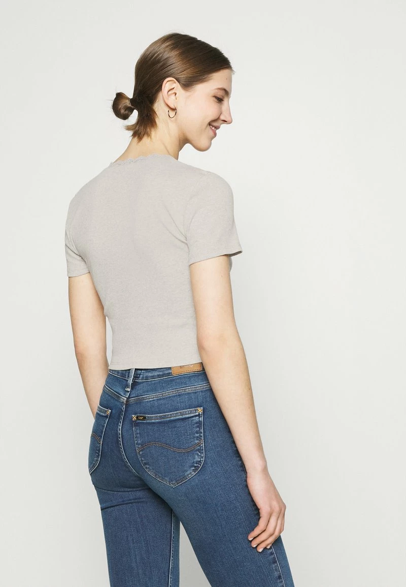 Even&Odd Damen T-Shirt Print - Light Grey 5 Even&Odd Damen T-Shirt Print - Light Grey – Bild 3