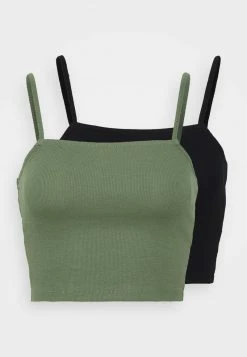 Even&Odd 2 PACK - Top - Green/black | Damen -Even&Odd Verkäufe cf259e5d7bf3443e91914970edae7910