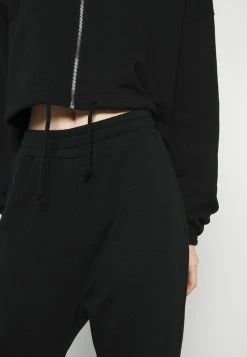 Even&Odd Damen SET - OVERSIZED SWEAT JACKET & JOGGER - Sweatjacke - Black -Even&Odd Verkäufe d024cb1575ca4519b834a1e2732878c2