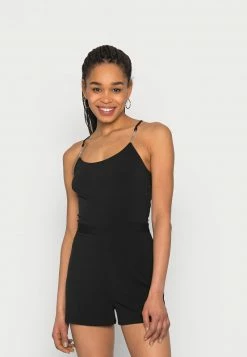 Even&Odd Damen CHAIN STRAPS GOING OUT PLAYSUIT - Jumpsuit - Black/silver