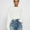 Even&Odd Damen OVERSIZED JUMPER - Strickpullover - White -Even&Odd Verkäufe d0a7c6d362ac41f5852aa2abe7a8ddd6