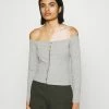 Even&Odd Damen Bluse - Mottled Grey -Even&Odd Verkäufe d0e78a92eca14340a122b294d3ba92e6