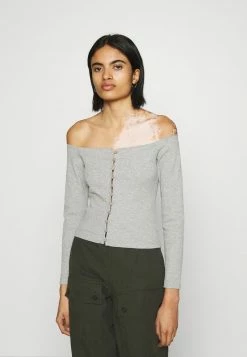 Even&Odd Damen Bluse - Mottled Grey