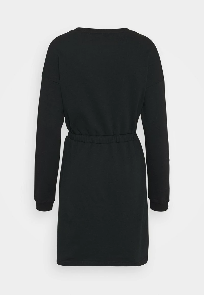 Even&Odd Damen Sweat Mini Drawstring Waist Dress - Freizeitkleid - Black 9 Even&Odd Damen Sweat Mini Drawstring Waist Dress - Freizeitkleid - Black – Bild 7