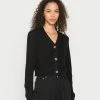 Even&Odd Damen Strickjacke - Black